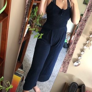 Navy jumpsuit